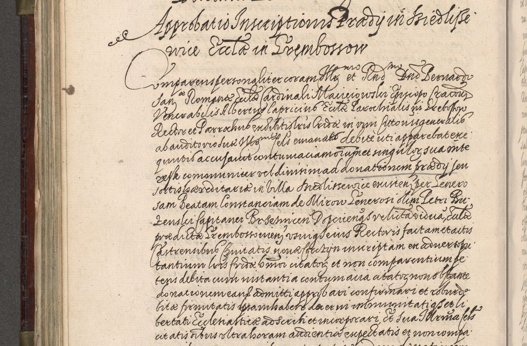 Zdjęcie nr 525 dla obiektu archiwalnego: Acta actorum, obligationum, inscriptionum, institutionum, erectionum, decretorum et generis eiusdem aliorum factorum et gestorum coram R. D. Bernardo Maciejowski, episcopo Cracoviensi per annnos 1603 - 1606 mensem Septembrem inclusive acticatorum.