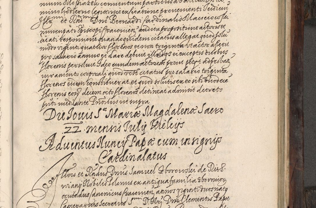 Zdjęcie nr 508 dla obiektu archiwalnego: Acta actorum, obligationum, inscriptionum, institutionum, erectionum, decretorum et generis eiusdem aliorum factorum et gestorum coram R. D. Bernardo Maciejowski, episcopo Cracoviensi per annnos 1603 - 1606 mensem Septembrem inclusive acticatorum.