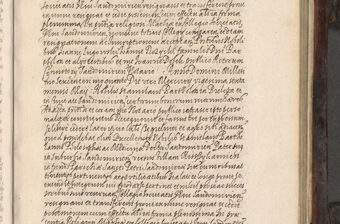Zdjęcie nr 496 dla obiektu archiwalnego: Acta actorum, obligationum, inscriptionum, institutionum, erectionum, decretorum et generis eiusdem aliorum factorum et gestorum coram R. D. Bernardo Maciejowski, episcopo Cracoviensi per annnos 1603 - 1606 mensem Septembrem inclusive acticatorum.