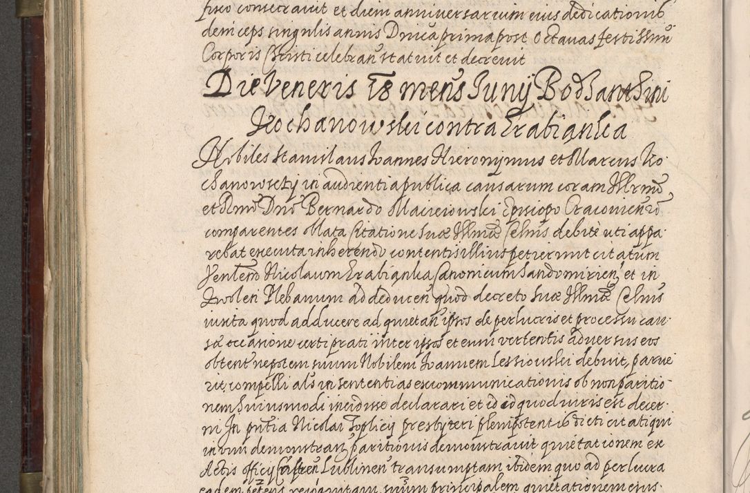 Zdjęcie nr 491 dla obiektu archiwalnego: Acta actorum, obligationum, inscriptionum, institutionum, erectionum, decretorum et generis eiusdem aliorum factorum et gestorum coram R. D. Bernardo Maciejowski, episcopo Cracoviensi per annnos 1603 - 1606 mensem Septembrem inclusive acticatorum.