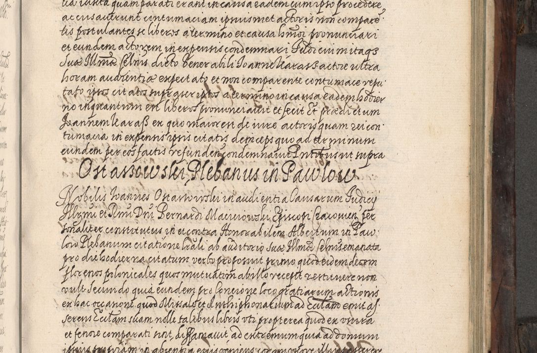 Zdjęcie nr 488 dla obiektu archiwalnego: Acta actorum, obligationum, inscriptionum, institutionum, erectionum, decretorum et generis eiusdem aliorum factorum et gestorum coram R. D. Bernardo Maciejowski, episcopo Cracoviensi per annnos 1603 - 1606 mensem Septembrem inclusive acticatorum.
