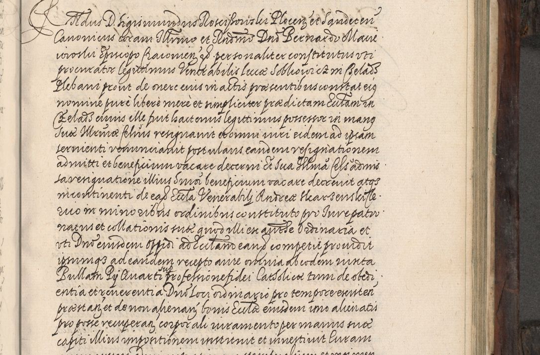 Zdjęcie nr 486 dla obiektu archiwalnego: Acta actorum, obligationum, inscriptionum, institutionum, erectionum, decretorum et generis eiusdem aliorum factorum et gestorum coram R. D. Bernardo Maciejowski, episcopo Cracoviensi per annnos 1603 - 1606 mensem Septembrem inclusive acticatorum.