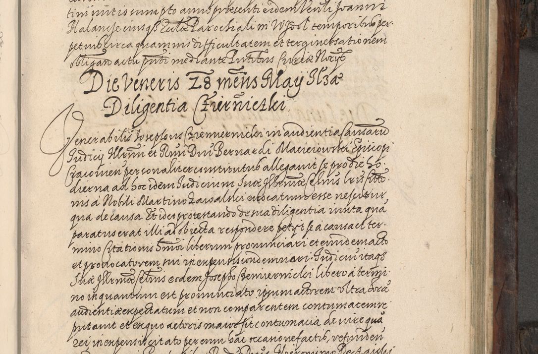 Zdjęcie nr 482 dla obiektu archiwalnego: Acta actorum, obligationum, inscriptionum, institutionum, erectionum, decretorum et generis eiusdem aliorum factorum et gestorum coram R. D. Bernardo Maciejowski, episcopo Cracoviensi per annnos 1603 - 1606 mensem Septembrem inclusive acticatorum.