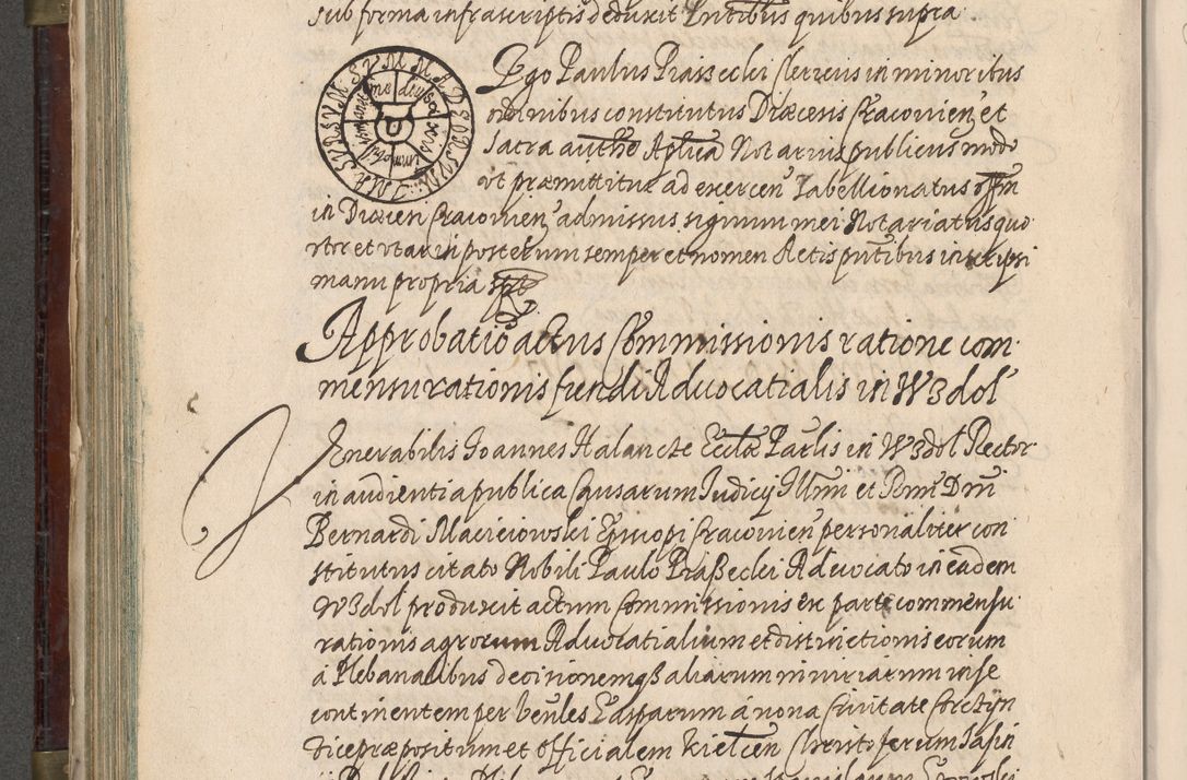 Zdjęcie nr 473 dla obiektu archiwalnego: Acta actorum, obligationum, inscriptionum, institutionum, erectionum, decretorum et generis eiusdem aliorum factorum et gestorum coram R. D. Bernardo Maciejowski, episcopo Cracoviensi per annnos 1603 - 1606 mensem Septembrem inclusive acticatorum.