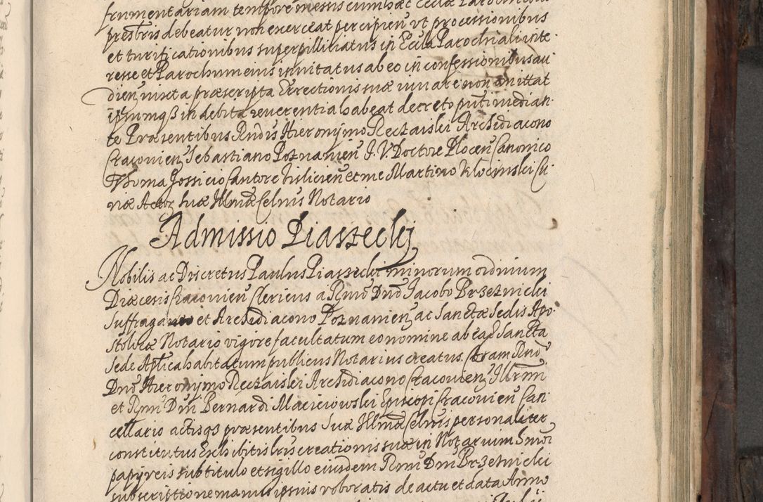 Zdjęcie nr 472 dla obiektu archiwalnego: Acta actorum, obligationum, inscriptionum, institutionum, erectionum, decretorum et generis eiusdem aliorum factorum et gestorum coram R. D. Bernardo Maciejowski, episcopo Cracoviensi per annnos 1603 - 1606 mensem Septembrem inclusive acticatorum.