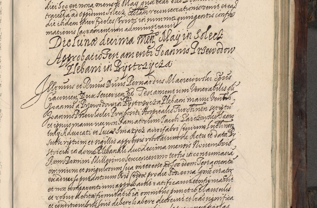 Zdjęcie nr 460 dla obiektu archiwalnego: Acta actorum, obligationum, inscriptionum, institutionum, erectionum, decretorum et generis eiusdem aliorum factorum et gestorum coram R. D. Bernardo Maciejowski, episcopo Cracoviensi per annnos 1603 - 1606 mensem Septembrem inclusive acticatorum.
