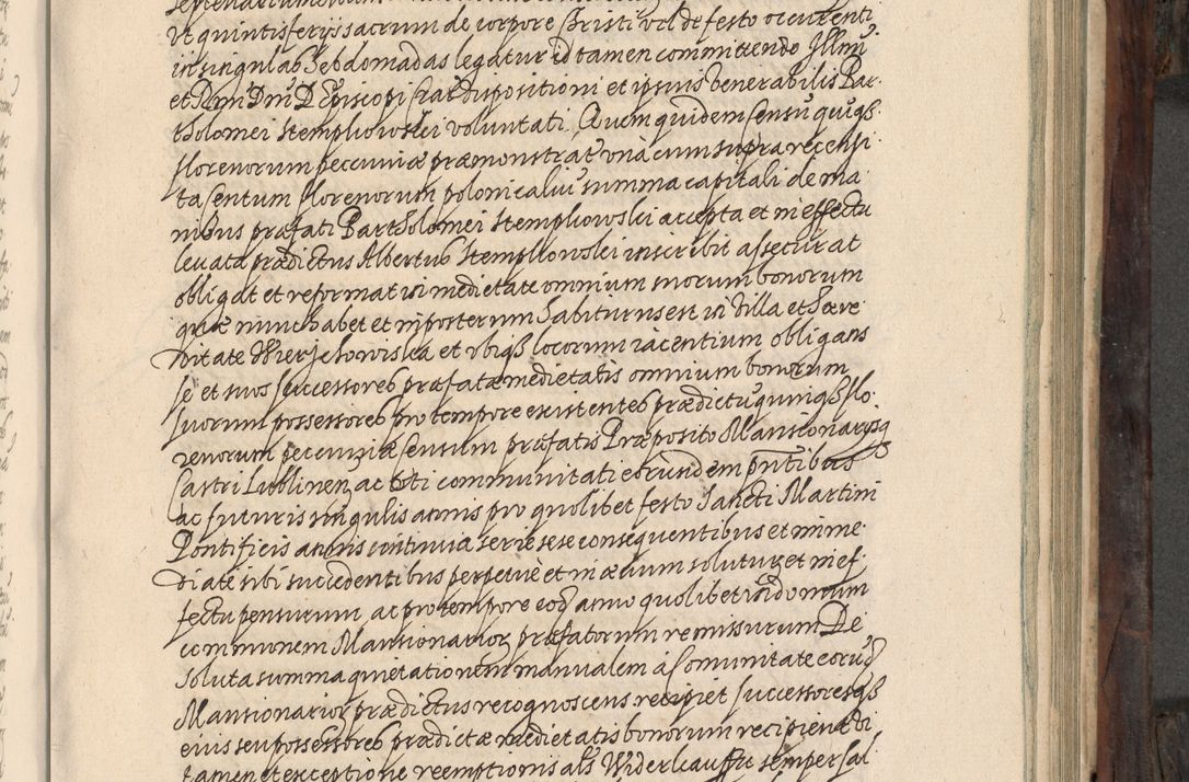 Zdjęcie nr 458 dla obiektu archiwalnego: Acta actorum, obligationum, inscriptionum, institutionum, erectionum, decretorum et generis eiusdem aliorum factorum et gestorum coram R. D. Bernardo Maciejowski, episcopo Cracoviensi per annnos 1603 - 1606 mensem Septembrem inclusive acticatorum.