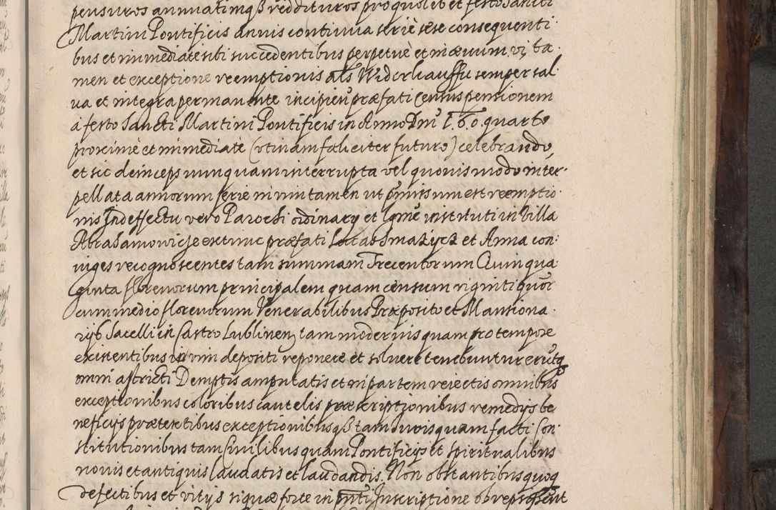 Zdjęcie nr 442 dla obiektu archiwalnego: Acta actorum, obligationum, inscriptionum, institutionum, erectionum, decretorum et generis eiusdem aliorum factorum et gestorum coram R. D. Bernardo Maciejowski, episcopo Cracoviensi per annnos 1603 - 1606 mensem Septembrem inclusive acticatorum.