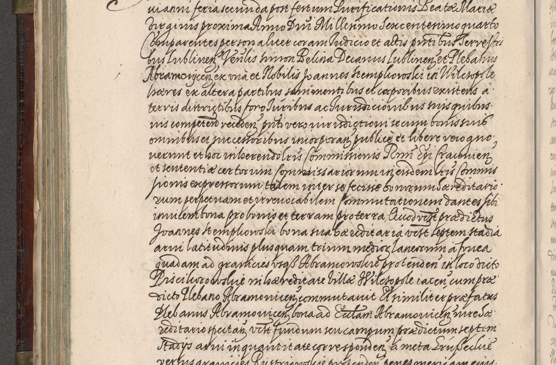 Zdjęcie nr 437 dla obiektu archiwalnego: Acta actorum, obligationum, inscriptionum, institutionum, erectionum, decretorum et generis eiusdem aliorum factorum et gestorum coram R. D. Bernardo Maciejowski, episcopo Cracoviensi per annnos 1603 - 1606 mensem Septembrem inclusive acticatorum.