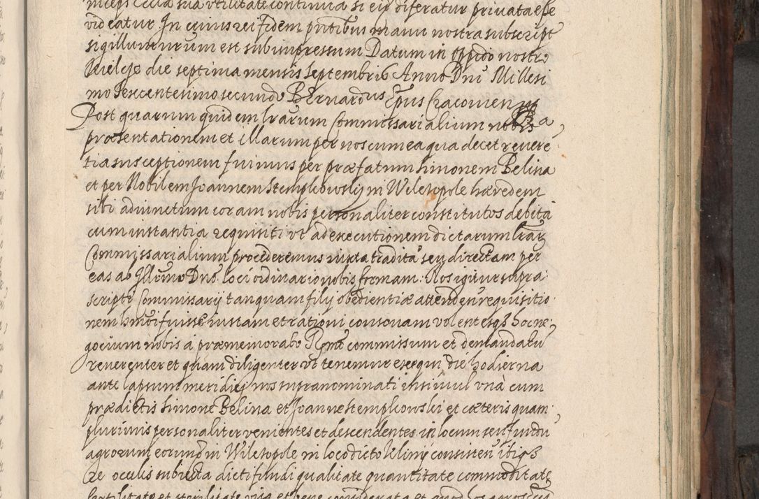 Zdjęcie nr 434 dla obiektu archiwalnego: Acta actorum, obligationum, inscriptionum, institutionum, erectionum, decretorum et generis eiusdem aliorum factorum et gestorum coram R. D. Bernardo Maciejowski, episcopo Cracoviensi per annnos 1603 - 1606 mensem Septembrem inclusive acticatorum.