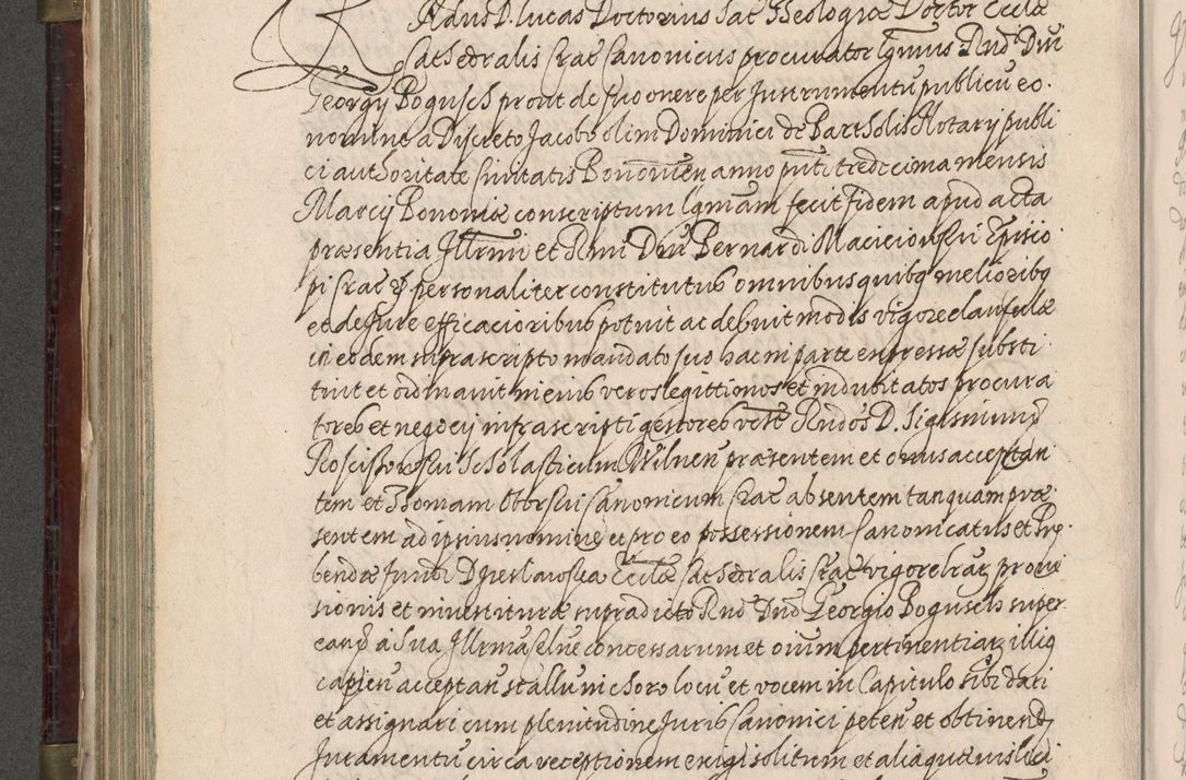 Zdjęcie nr 421 dla obiektu archiwalnego: Acta actorum, obligationum, inscriptionum, institutionum, erectionum, decretorum et generis eiusdem aliorum factorum et gestorum coram R. D. Bernardo Maciejowski, episcopo Cracoviensi per annnos 1603 - 1606 mensem Septembrem inclusive acticatorum.