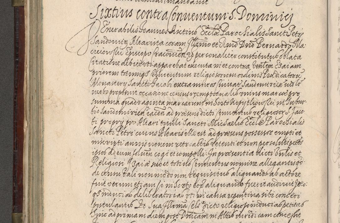 Zdjęcie nr 419 dla obiektu archiwalnego: Acta actorum, obligationum, inscriptionum, institutionum, erectionum, decretorum et generis eiusdem aliorum factorum et gestorum coram R. D. Bernardo Maciejowski, episcopo Cracoviensi per annnos 1603 - 1606 mensem Septembrem inclusive acticatorum.