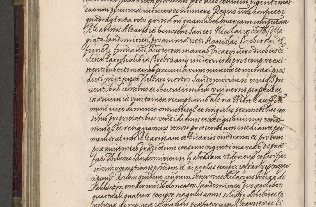 Zdjęcie nr 415 dla obiektu archiwalnego: Acta actorum, obligationum, inscriptionum, institutionum, erectionum, decretorum et generis eiusdem aliorum factorum et gestorum coram R. D. Bernardo Maciejowski, episcopo Cracoviensi per annnos 1603 - 1606 mensem Septembrem inclusive acticatorum.