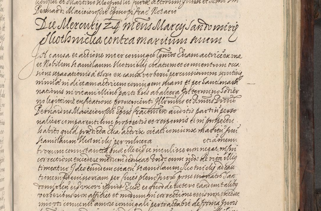 Zdjęcie nr 412 dla obiektu archiwalnego: Acta actorum, obligationum, inscriptionum, institutionum, erectionum, decretorum et generis eiusdem aliorum factorum et gestorum coram R. D. Bernardo Maciejowski, episcopo Cracoviensi per annnos 1603 - 1606 mensem Septembrem inclusive acticatorum.