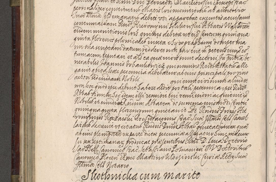 Zdjęcie nr 413 dla obiektu archiwalnego: Acta actorum, obligationum, inscriptionum, institutionum, erectionum, decretorum et generis eiusdem aliorum factorum et gestorum coram R. D. Bernardo Maciejowski, episcopo Cracoviensi per annnos 1603 - 1606 mensem Septembrem inclusive acticatorum.