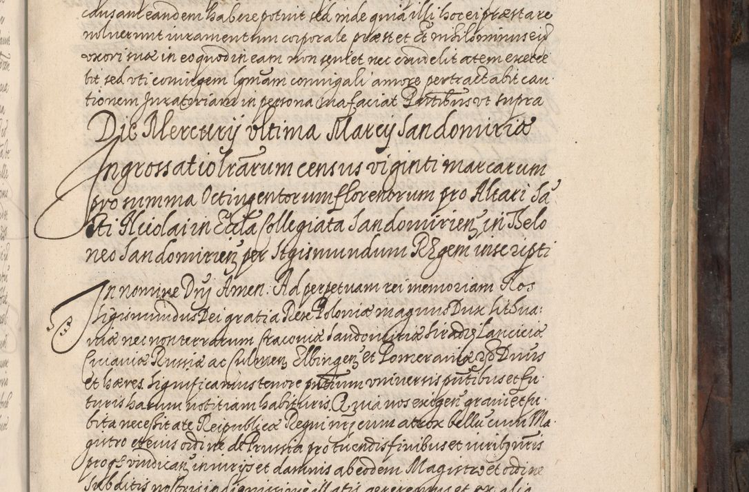 Zdjęcie nr 414 dla obiektu archiwalnego: Acta actorum, obligationum, inscriptionum, institutionum, erectionum, decretorum et generis eiusdem aliorum factorum et gestorum coram R. D. Bernardo Maciejowski, episcopo Cracoviensi per annnos 1603 - 1606 mensem Septembrem inclusive acticatorum.