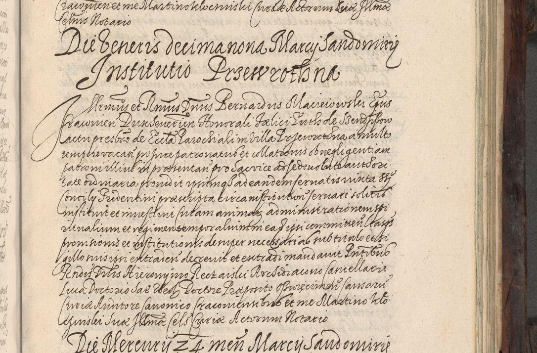 Zdjęcie nr 410 dla obiektu archiwalnego: Acta actorum, obligationum, inscriptionum, institutionum, erectionum, decretorum et generis eiusdem aliorum factorum et gestorum coram R. D. Bernardo Maciejowski, episcopo Cracoviensi per annnos 1603 - 1606 mensem Septembrem inclusive acticatorum.
