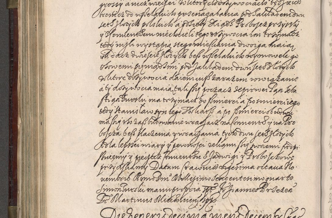 Zdjęcie nr 605 dla obiektu archiwalnego: Acta actorum, obligationum, inscriptionum, institutionum, erectionum, decretorum et generis eiusdem aliorum factorum et gestorum coram R. D. Bernardo Maciejowski, episcopo Cracoviensi per annnos 1603 - 1606 mensem Septembrem inclusive acticatorum.