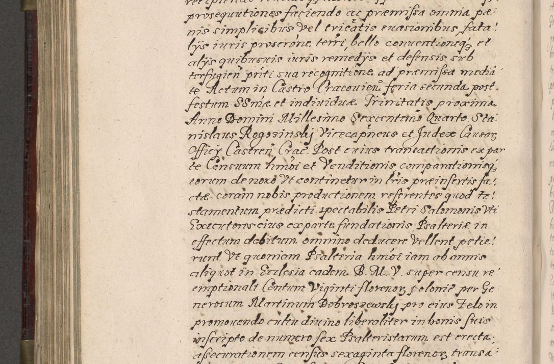 Zdjęcie nr 803 dla obiektu archiwalnego: Acta actorum, obligationum, inscriptionum, institutionum, erectionum, decretorum et generis eiusdem aliorum factorum et gestorum coram R. D. Bernardo Maciejowski, episcopo Cracoviensi per annnos 1603 - 1606 mensem Septembrem inclusive acticatorum.