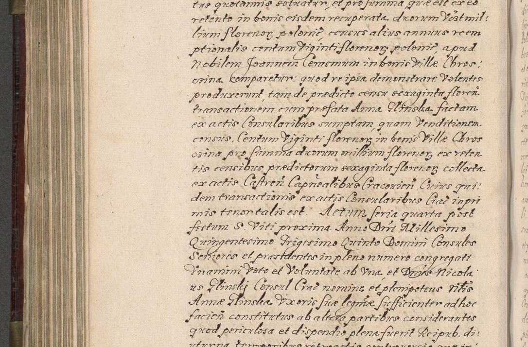 Zdjęcie nr 795 dla obiektu archiwalnego: Acta actorum, obligationum, inscriptionum, institutionum, erectionum, decretorum et generis eiusdem aliorum factorum et gestorum coram R. D. Bernardo Maciejowski, episcopo Cracoviensi per annnos 1603 - 1606 mensem Septembrem inclusive acticatorum.