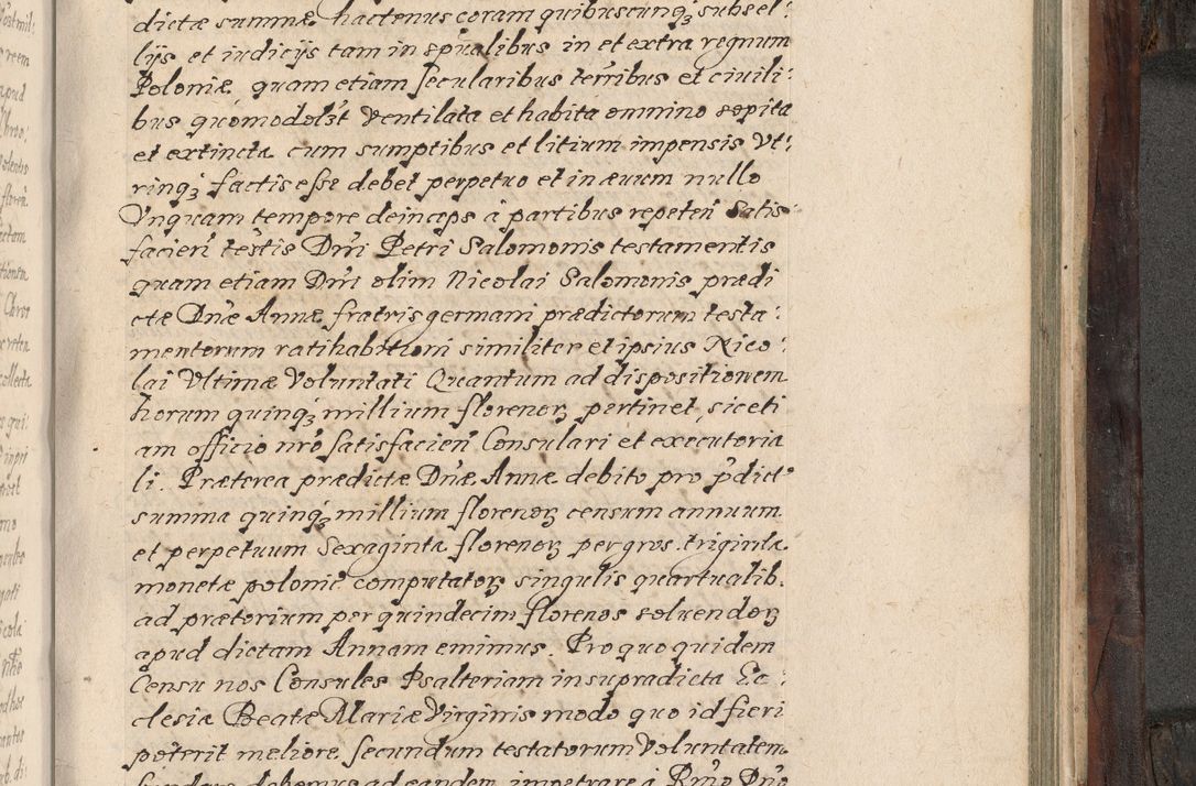 Zdjęcie nr 796 dla obiektu archiwalnego: Acta actorum, obligationum, inscriptionum, institutionum, erectionum, decretorum et generis eiusdem aliorum factorum et gestorum coram R. D. Bernardo Maciejowski, episcopo Cracoviensi per annnos 1603 - 1606 mensem Septembrem inclusive acticatorum.