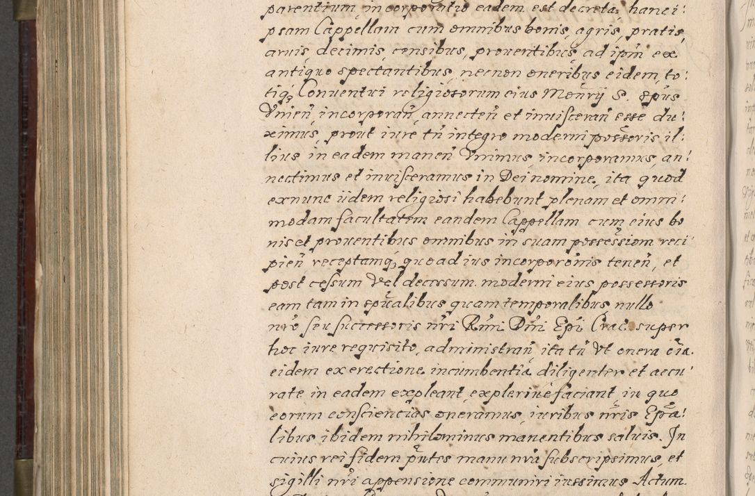 Zdjęcie nr 793 dla obiektu archiwalnego: Acta actorum, obligationum, inscriptionum, institutionum, erectionum, decretorum et generis eiusdem aliorum factorum et gestorum coram R. D. Bernardo Maciejowski, episcopo Cracoviensi per annnos 1603 - 1606 mensem Septembrem inclusive acticatorum.