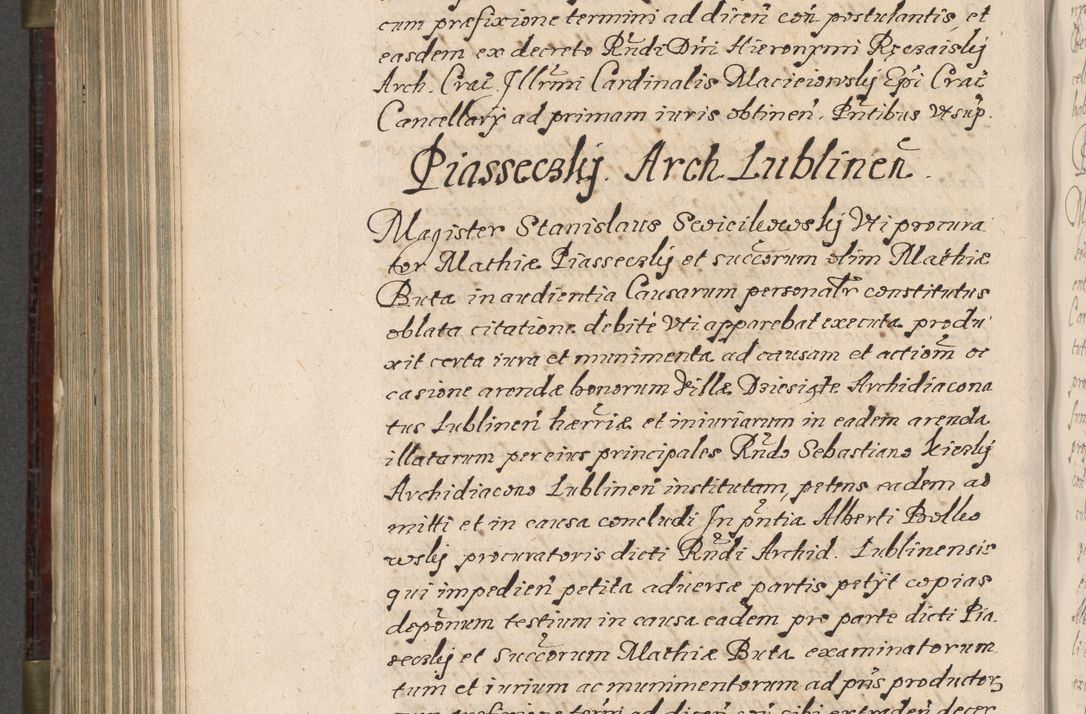Zdjęcie nr 787 dla obiektu archiwalnego: Acta actorum, obligationum, inscriptionum, institutionum, erectionum, decretorum et generis eiusdem aliorum factorum et gestorum coram R. D. Bernardo Maciejowski, episcopo Cracoviensi per annnos 1603 - 1606 mensem Septembrem inclusive acticatorum.