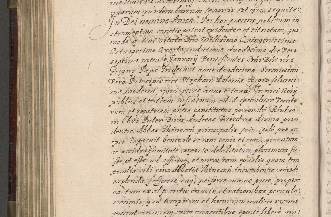 Zdjęcie nr 779 dla obiektu archiwalnego: Acta actorum, obligationum, inscriptionum, institutionum, erectionum, decretorum et generis eiusdem aliorum factorum et gestorum coram R. D. Bernardo Maciejowski, episcopo Cracoviensi per annnos 1603 - 1606 mensem Septembrem inclusive acticatorum.
