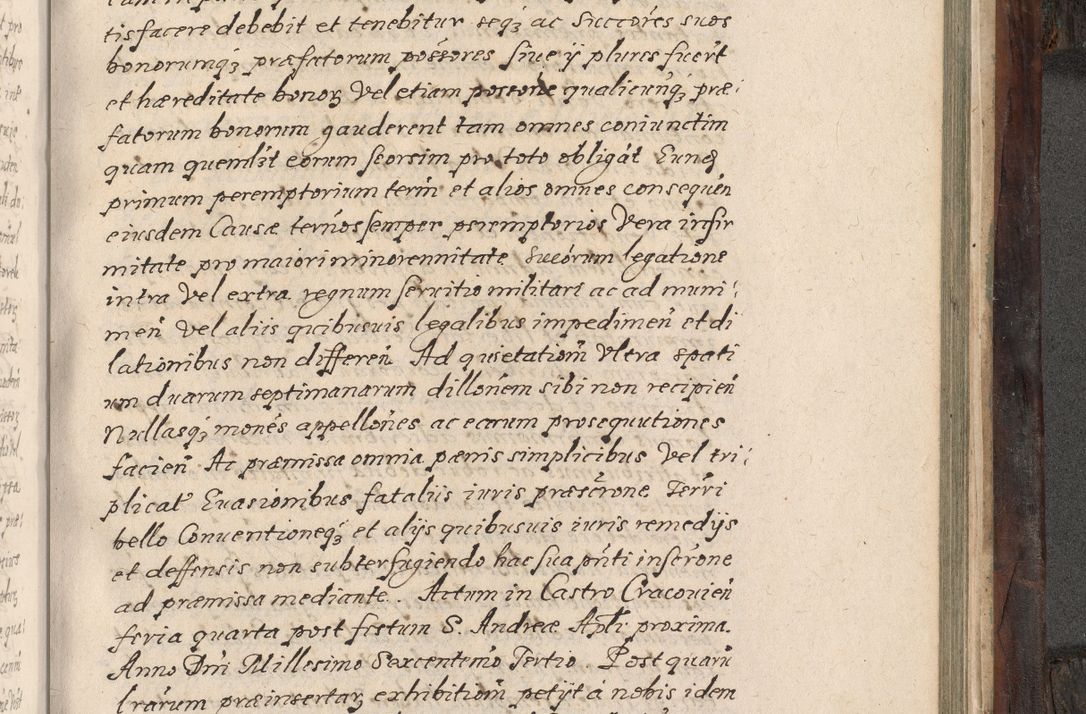 Zdjęcie nr 776 dla obiektu archiwalnego: Acta actorum, obligationum, inscriptionum, institutionum, erectionum, decretorum et generis eiusdem aliorum factorum et gestorum coram R. D. Bernardo Maciejowski, episcopo Cracoviensi per annnos 1603 - 1606 mensem Septembrem inclusive acticatorum.