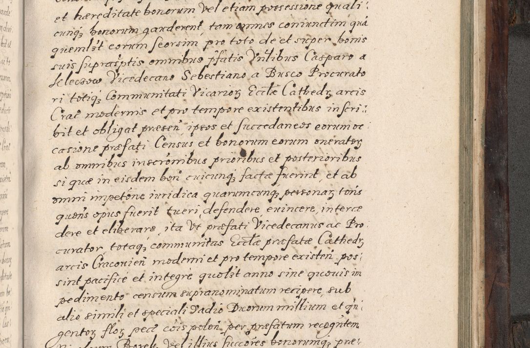 Zdjęcie nr 774 dla obiektu archiwalnego: Acta actorum, obligationum, inscriptionum, institutionum, erectionum, decretorum et generis eiusdem aliorum factorum et gestorum coram R. D. Bernardo Maciejowski, episcopo Cracoviensi per annnos 1603 - 1606 mensem Septembrem inclusive acticatorum.