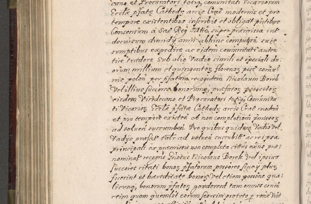 Zdjęcie nr 775 dla obiektu archiwalnego: Acta actorum, obligationum, inscriptionum, institutionum, erectionum, decretorum et generis eiusdem aliorum factorum et gestorum coram R. D. Bernardo Maciejowski, episcopo Cracoviensi per annnos 1603 - 1606 mensem Septembrem inclusive acticatorum.
