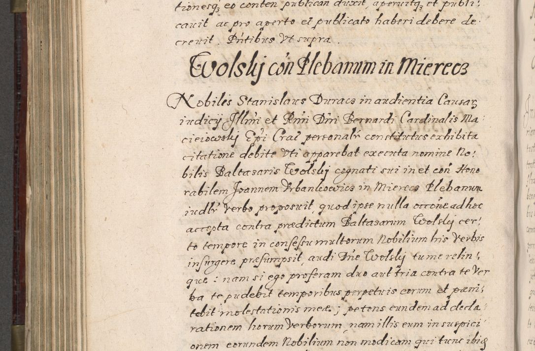 Zdjęcie nr 769 dla obiektu archiwalnego: Acta actorum, obligationum, inscriptionum, institutionum, erectionum, decretorum et generis eiusdem aliorum factorum et gestorum coram R. D. Bernardo Maciejowski, episcopo Cracoviensi per annnos 1603 - 1606 mensem Septembrem inclusive acticatorum.