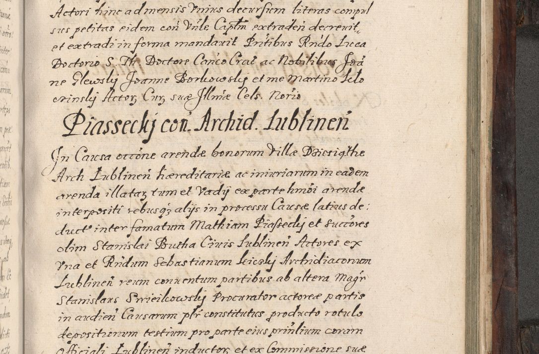 Zdjęcie nr 768 dla obiektu archiwalnego: Acta actorum, obligationum, inscriptionum, institutionum, erectionum, decretorum et generis eiusdem aliorum factorum et gestorum coram R. D. Bernardo Maciejowski, episcopo Cracoviensi per annnos 1603 - 1606 mensem Septembrem inclusive acticatorum.