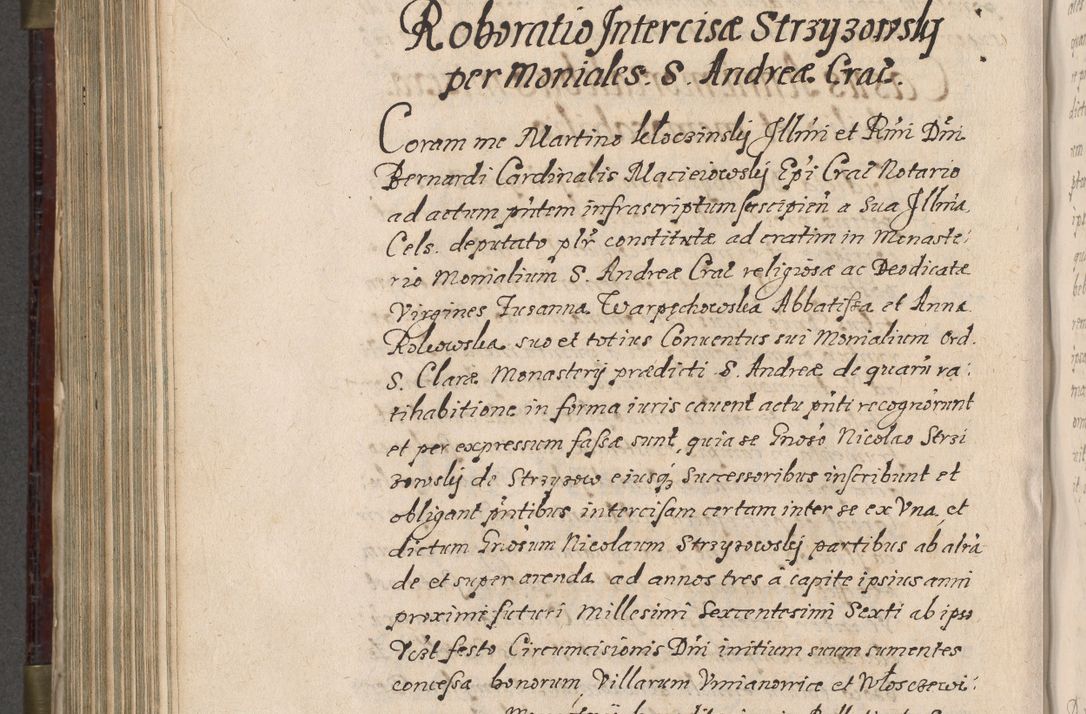 Zdjęcie nr 765 dla obiektu archiwalnego: Acta actorum, obligationum, inscriptionum, institutionum, erectionum, decretorum et generis eiusdem aliorum factorum et gestorum coram R. D. Bernardo Maciejowski, episcopo Cracoviensi per annnos 1603 - 1606 mensem Septembrem inclusive acticatorum.