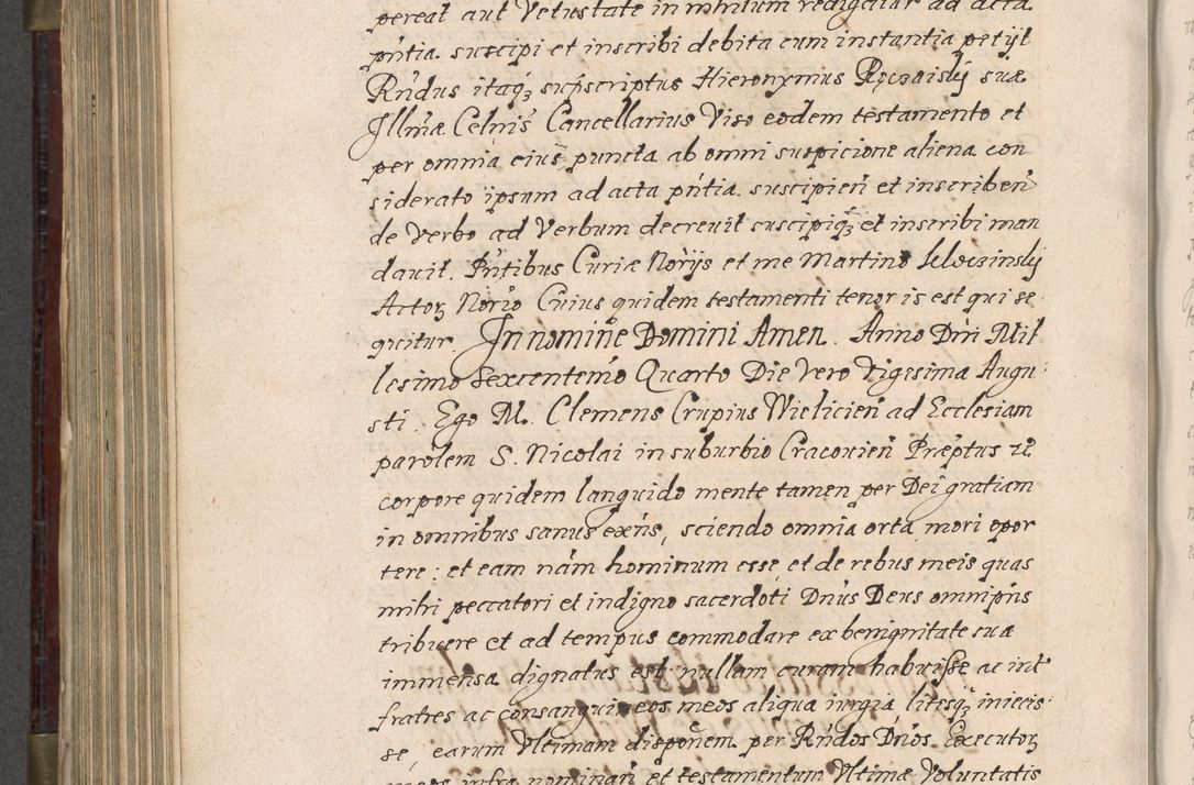 Zdjęcie nr 749 dla obiektu archiwalnego: Acta actorum, obligationum, inscriptionum, institutionum, erectionum, decretorum et generis eiusdem aliorum factorum et gestorum coram R. D. Bernardo Maciejowski, episcopo Cracoviensi per annnos 1603 - 1606 mensem Septembrem inclusive acticatorum.