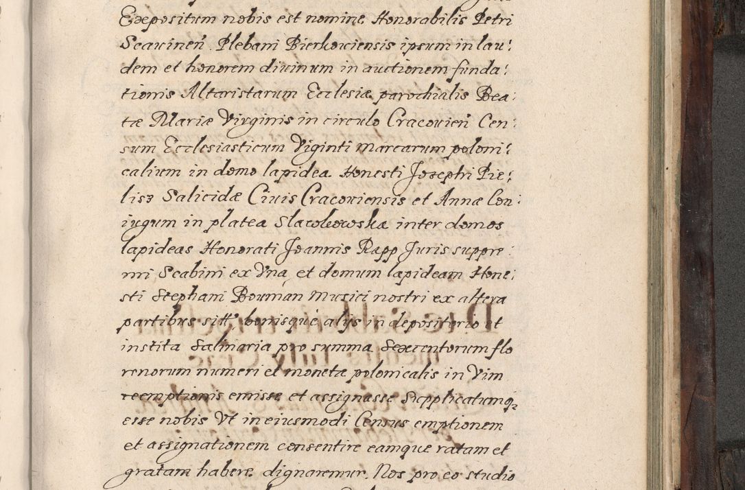 Zdjęcie nr 744 dla obiektu archiwalnego: Acta actorum, obligationum, inscriptionum, institutionum, erectionum, decretorum et generis eiusdem aliorum factorum et gestorum coram R. D. Bernardo Maciejowski, episcopo Cracoviensi per annnos 1603 - 1606 mensem Septembrem inclusive acticatorum.