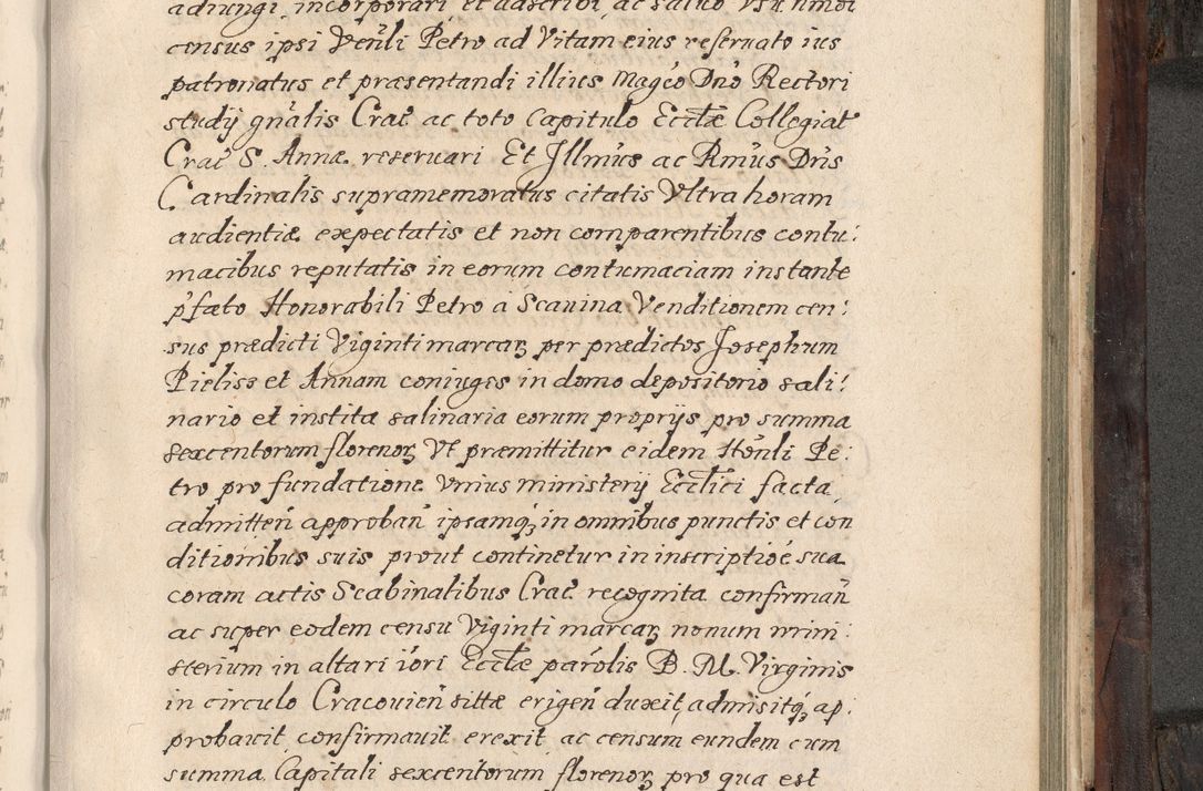 Zdjęcie nr 738 dla obiektu archiwalnego: Acta actorum, obligationum, inscriptionum, institutionum, erectionum, decretorum et generis eiusdem aliorum factorum et gestorum coram R. D. Bernardo Maciejowski, episcopo Cracoviensi per annnos 1603 - 1606 mensem Septembrem inclusive acticatorum.