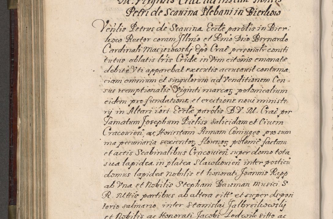 Zdjęcie nr 737 dla obiektu archiwalnego: Acta actorum, obligationum, inscriptionum, institutionum, erectionum, decretorum et generis eiusdem aliorum factorum et gestorum coram R. D. Bernardo Maciejowski, episcopo Cracoviensi per annnos 1603 - 1606 mensem Septembrem inclusive acticatorum.