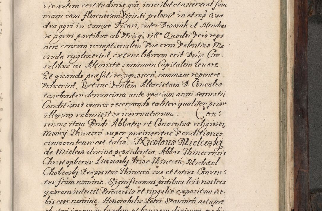Zdjęcie nr 732 dla obiektu archiwalnego: Acta actorum, obligationum, inscriptionum, institutionum, erectionum, decretorum et generis eiusdem aliorum factorum et gestorum coram R. D. Bernardo Maciejowski, episcopo Cracoviensi per annnos 1603 - 1606 mensem Septembrem inclusive acticatorum.