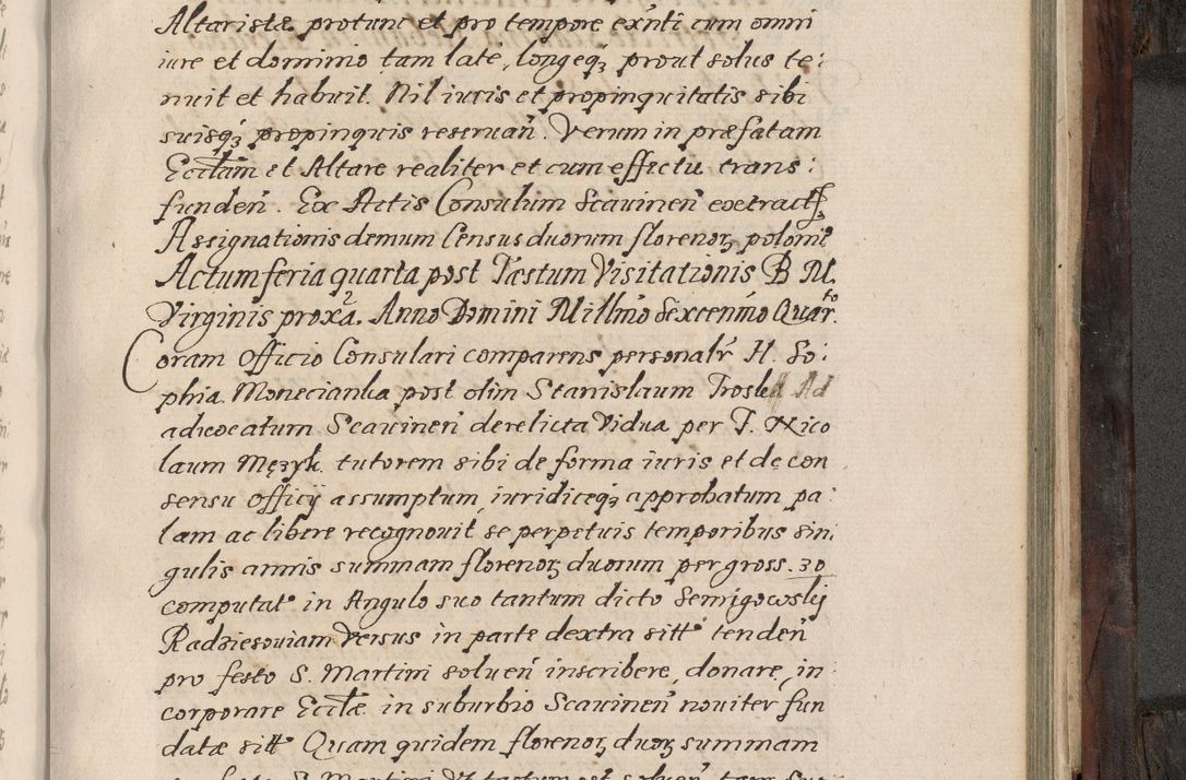 Zdjęcie nr 736 dla obiektu archiwalnego: Acta actorum, obligationum, inscriptionum, institutionum, erectionum, decretorum et generis eiusdem aliorum factorum et gestorum coram R. D. Bernardo Maciejowski, episcopo Cracoviensi per annnos 1603 - 1606 mensem Septembrem inclusive acticatorum.