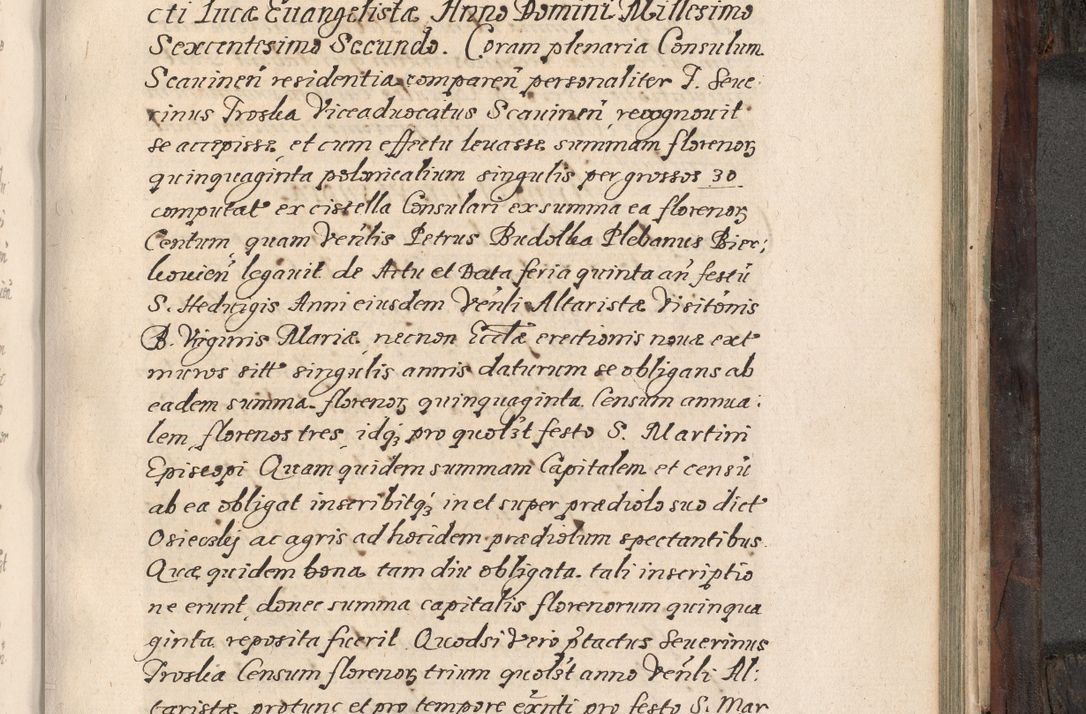 Zdjęcie nr 730 dla obiektu archiwalnego: Acta actorum, obligationum, inscriptionum, institutionum, erectionum, decretorum et generis eiusdem aliorum factorum et gestorum coram R. D. Bernardo Maciejowski, episcopo Cracoviensi per annnos 1603 - 1606 mensem Septembrem inclusive acticatorum.
