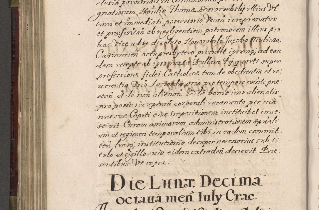 Zdjęcie nr 723 dla obiektu archiwalnego: Acta actorum, obligationum, inscriptionum, institutionum, erectionum, decretorum et generis eiusdem aliorum factorum et gestorum coram R. D. Bernardo Maciejowski, episcopo Cracoviensi per annnos 1603 - 1606 mensem Septembrem inclusive acticatorum.