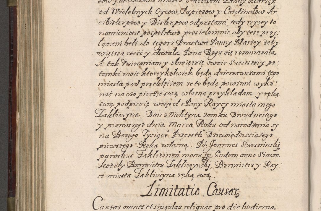 Zdjęcie nr 717 dla obiektu archiwalnego: Acta actorum, obligationum, inscriptionum, institutionum, erectionum, decretorum et generis eiusdem aliorum factorum et gestorum coram R. D. Bernardo Maciejowski, episcopo Cracoviensi per annnos 1603 - 1606 mensem Septembrem inclusive acticatorum.