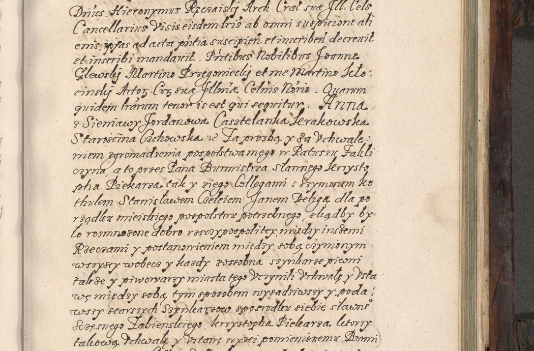 Zdjęcie nr 716 dla obiektu archiwalnego: Acta actorum, obligationum, inscriptionum, institutionum, erectionum, decretorum et generis eiusdem aliorum factorum et gestorum coram R. D. Bernardo Maciejowski, episcopo Cracoviensi per annnos 1603 - 1606 mensem Septembrem inclusive acticatorum.