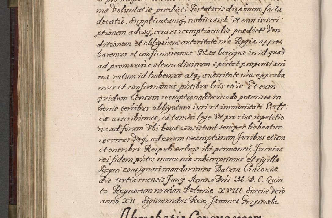Zdjęcie nr 709 dla obiektu archiwalnego: Acta actorum, obligationum, inscriptionum, institutionum, erectionum, decretorum et generis eiusdem aliorum factorum et gestorum coram R. D. Bernardo Maciejowski, episcopo Cracoviensi per annnos 1603 - 1606 mensem Septembrem inclusive acticatorum.