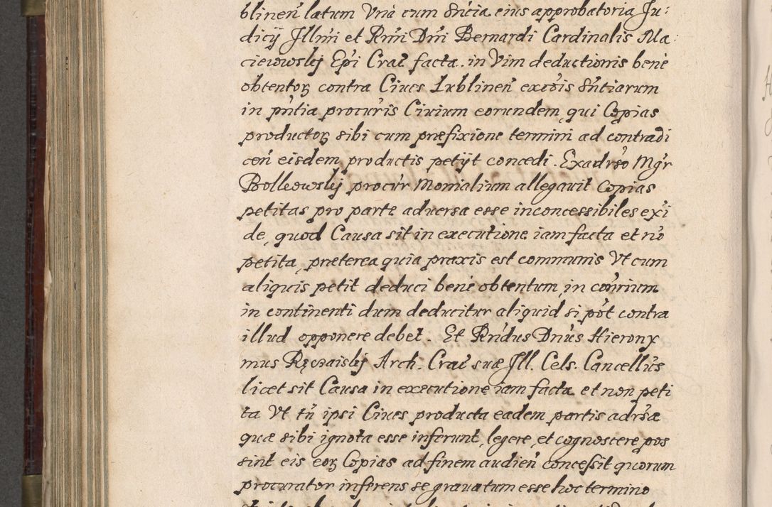 Zdjęcie nr 697 dla obiektu archiwalnego: Acta actorum, obligationum, inscriptionum, institutionum, erectionum, decretorum et generis eiusdem aliorum factorum et gestorum coram R. D. Bernardo Maciejowski, episcopo Cracoviensi per annnos 1603 - 1606 mensem Septembrem inclusive acticatorum.