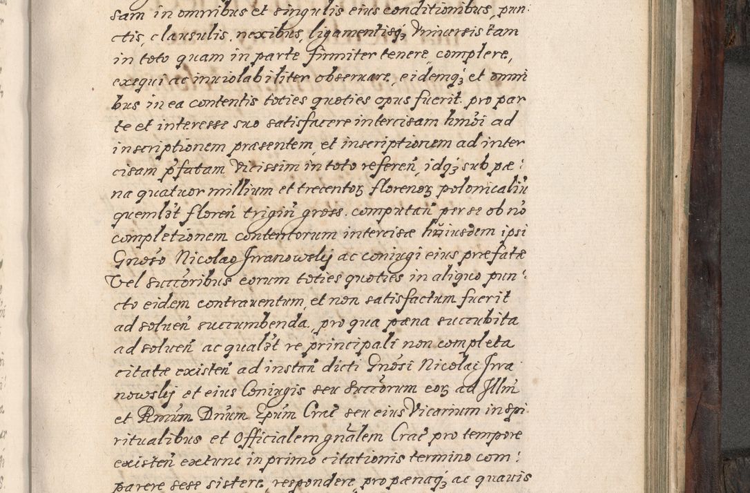 Zdjęcie nr 688 dla obiektu archiwalnego: Acta actorum, obligationum, inscriptionum, institutionum, erectionum, decretorum et generis eiusdem aliorum factorum et gestorum coram R. D. Bernardo Maciejowski, episcopo Cracoviensi per annnos 1603 - 1606 mensem Septembrem inclusive acticatorum.