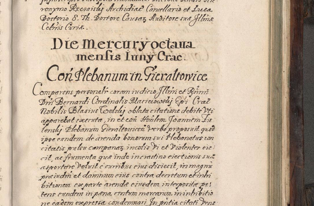 Zdjęcie nr 684 dla obiektu archiwalnego: Acta actorum, obligationum, inscriptionum, institutionum, erectionum, decretorum et generis eiusdem aliorum factorum et gestorum coram R. D. Bernardo Maciejowski, episcopo Cracoviensi per annnos 1603 - 1606 mensem Septembrem inclusive acticatorum.