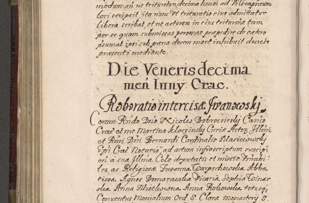 Zdjęcie nr 687 dla obiektu archiwalnego: Acta actorum, obligationum, inscriptionum, institutionum, erectionum, decretorum et generis eiusdem aliorum factorum et gestorum coram R. D. Bernardo Maciejowski, episcopo Cracoviensi per annnos 1603 - 1606 mensem Septembrem inclusive acticatorum.