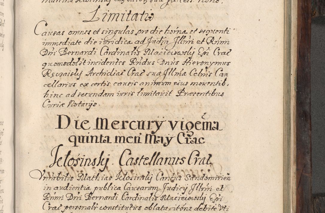 Zdjęcie nr 678 dla obiektu archiwalnego: Acta actorum, obligationum, inscriptionum, institutionum, erectionum, decretorum et generis eiusdem aliorum factorum et gestorum coram R. D. Bernardo Maciejowski, episcopo Cracoviensi per annnos 1603 - 1606 mensem Septembrem inclusive acticatorum.